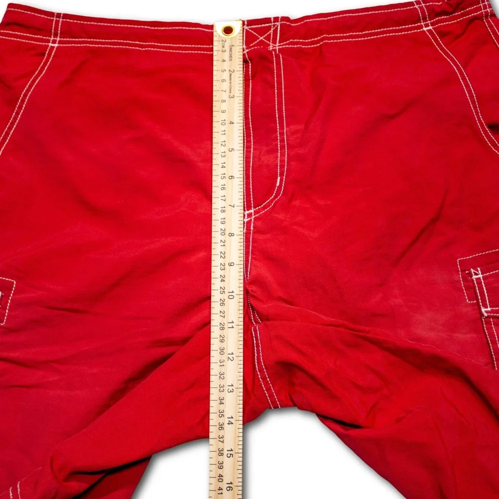 Gander Mountain Guide Series Cargo Board Shorts Mens Large‎ Red